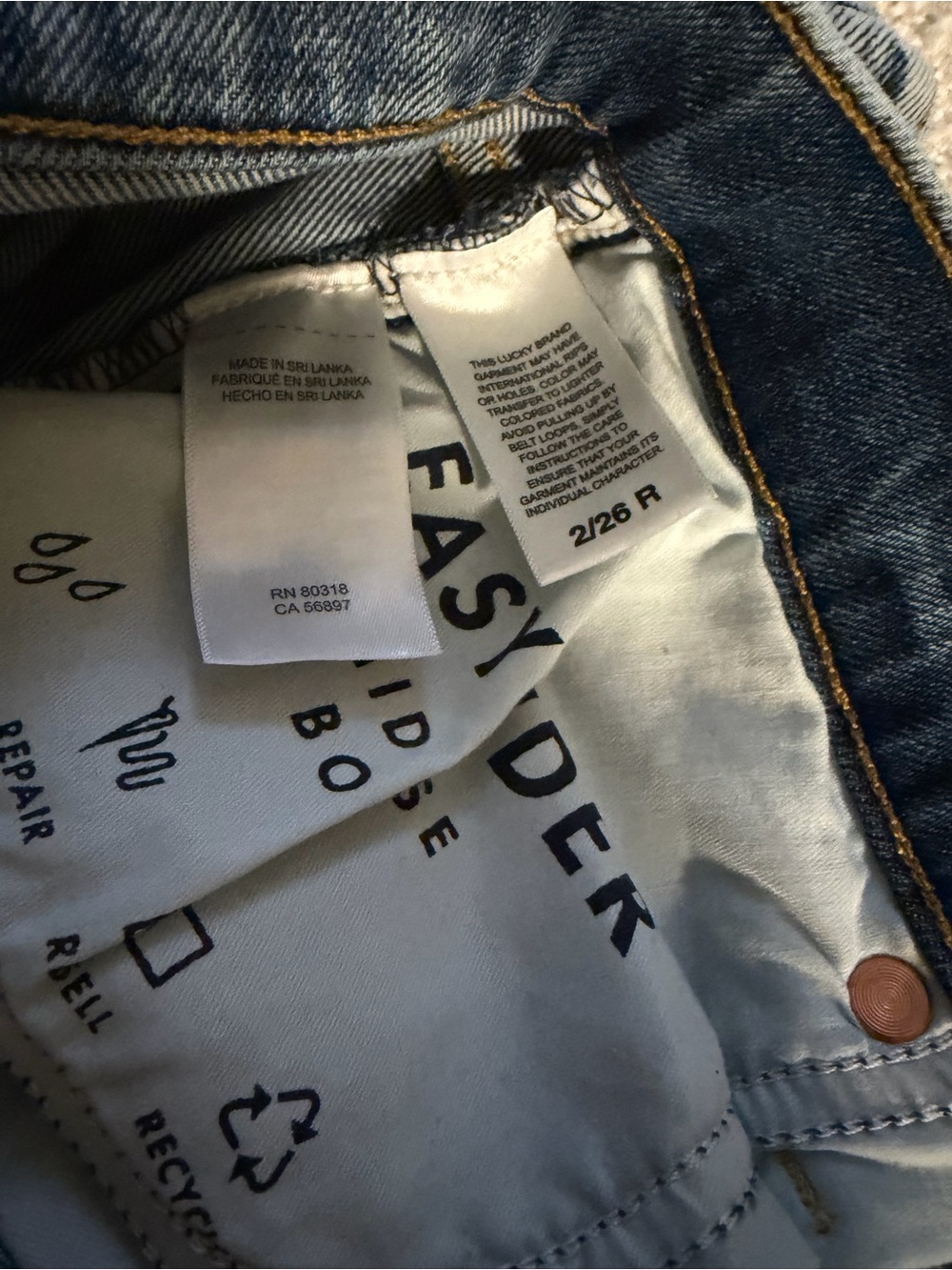 Lucky Brand Easy Rider Boot Cut - Picture 9 of 9